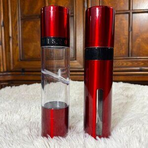 Misto Red Aluminum Olive Oil Sprayer Mister and 2-Sided Salt and Pepper Grinder